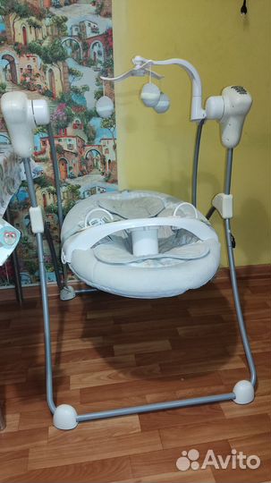 Детский стульчик - шезлонг для кормления 2 в 1