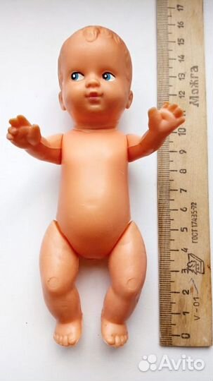 Пупс Tebu (Teodor Buschbaum),15 см,винтаж