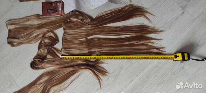 Искусственные волосы на заколках