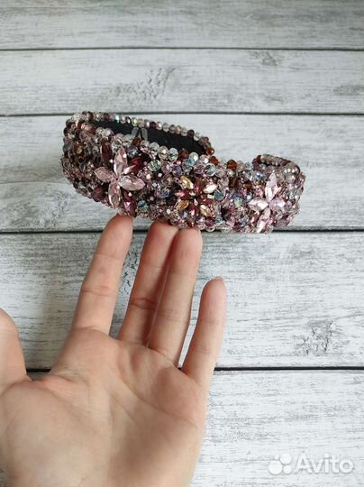 Ободок для волос ручной работы