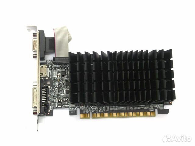 Видеокарта 1Gb Afox(GF GT210 gddr3-64 PCI-E) (OEM)