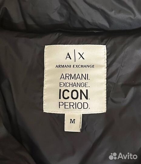 Armani exchange пуховик