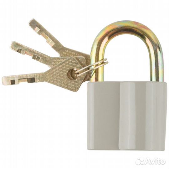 Замок навесной корп из алюм.сплава 45х37 мм стальн