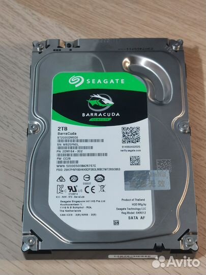 Жесткий диск Seagate Barracuda 2 тб