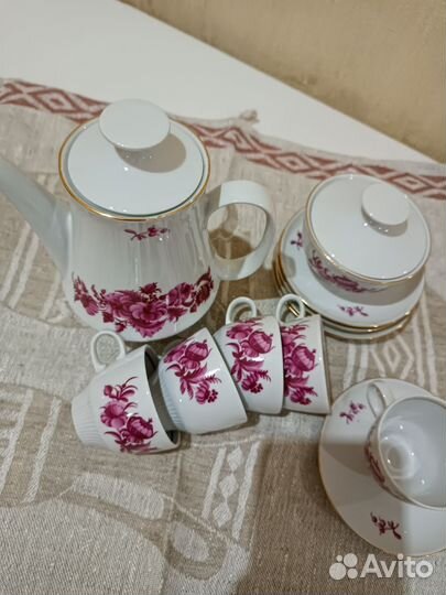 Кофейный сервиз гдр 5 персон 1970-е