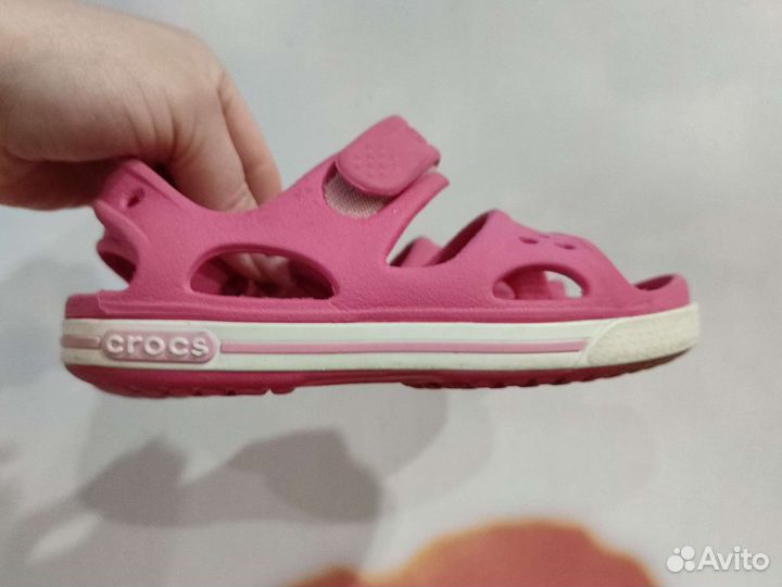 Сандалии crocs c10 для девочки