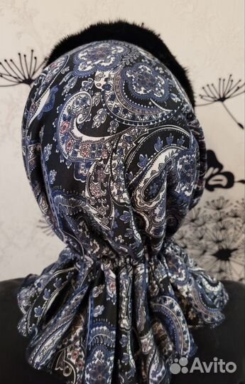 Платок капор с норкой