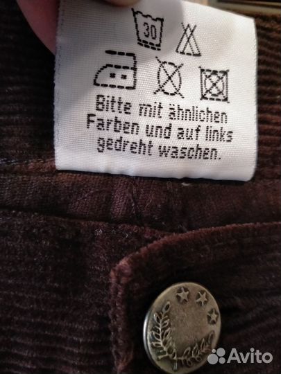 Camargue Нов. Муж. Вельветовые джинсы Франция ориг