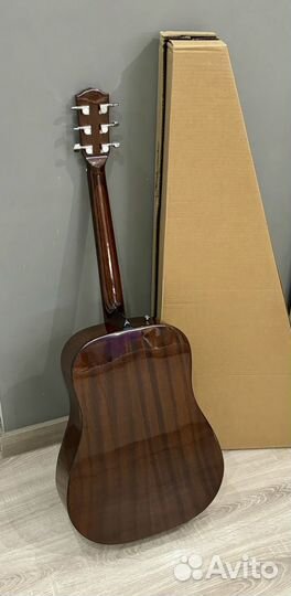 Гитара акустическая fender cd60 новые струны