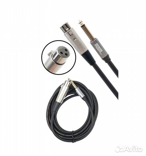 Кабель Jack 6.3- XLR
