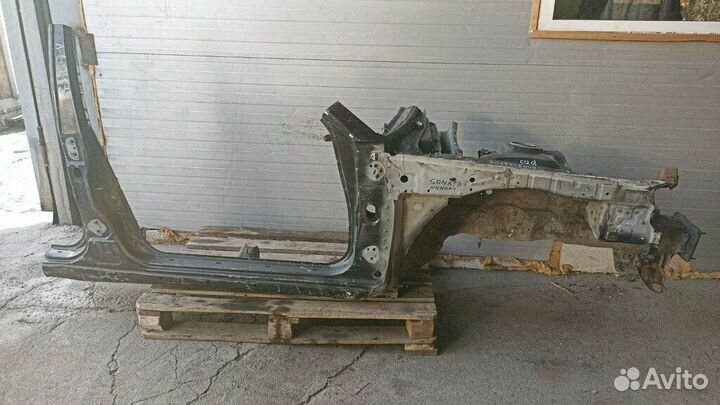 Лонжерон передний правый (четверть) б/у для Hyunda