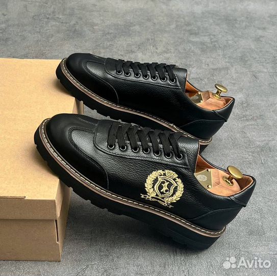 Кроссовки мужские из натуральной кожи