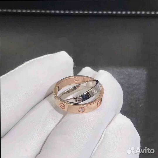 Cartier кольцо Love 0.07ct