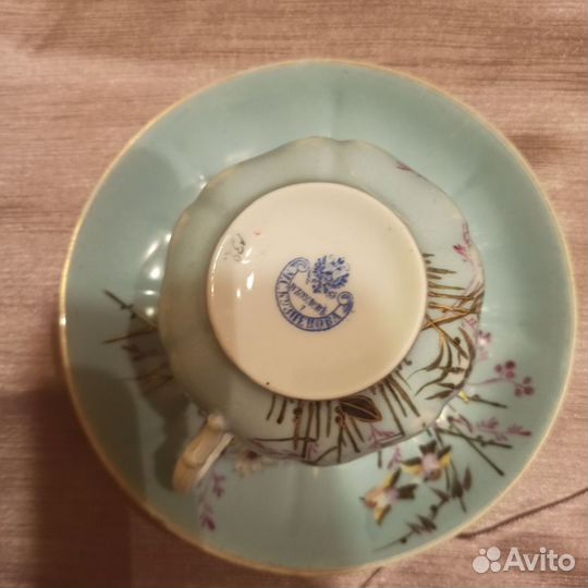 Чайная антикварная чашка Кузнецова