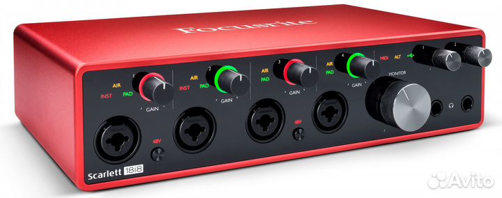 Focusrite Scarlett 18i8 3rd Gen аудио интерфейс