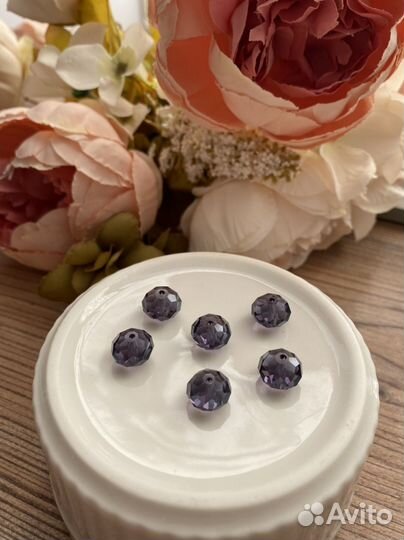 Набор бусин стеклярус шармы все для творчества