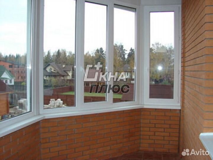 Пластиковые окна на балкон с установкой