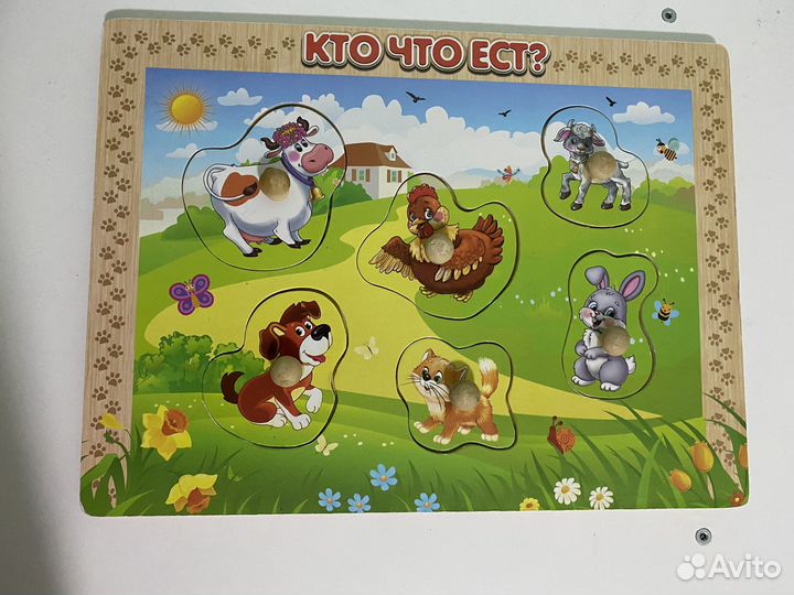 2 шт Деревянный сортер монтессори