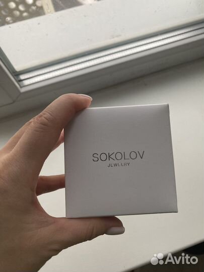 Серебрянные серьги Sokolov новые