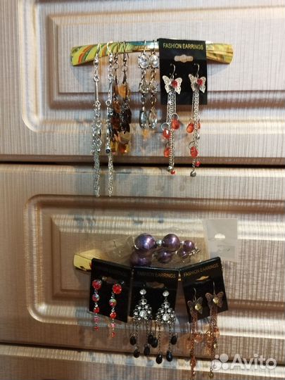 Серьги лотом