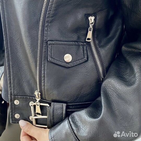 Кожаная куртка косуха новая