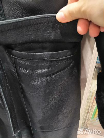 Дубленка натуральная женская 48 50