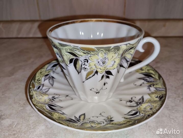 Чайные пары СССР Мой сад Золотые ромашки