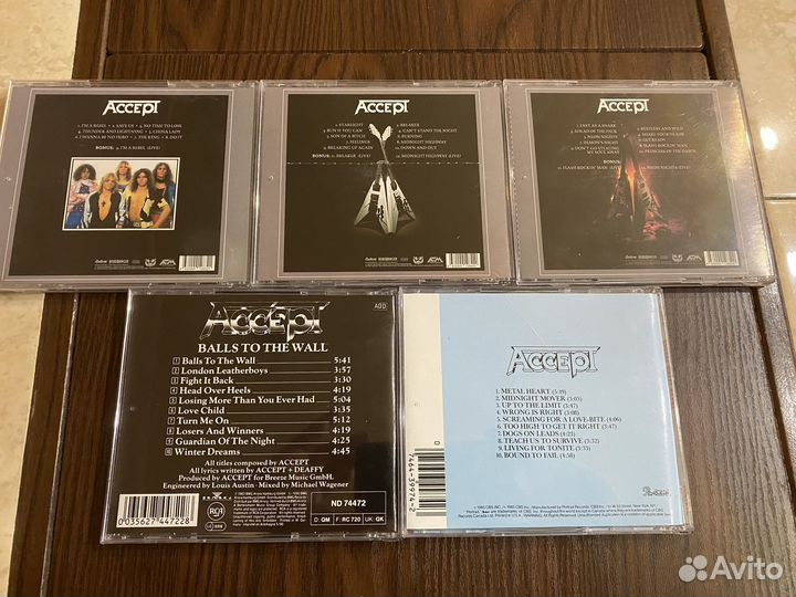 Accept - 5 альбомов