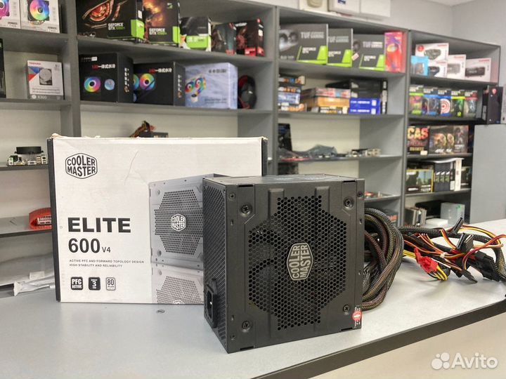 Блок питания Cooler Master Elite 600 V4 230V 600W