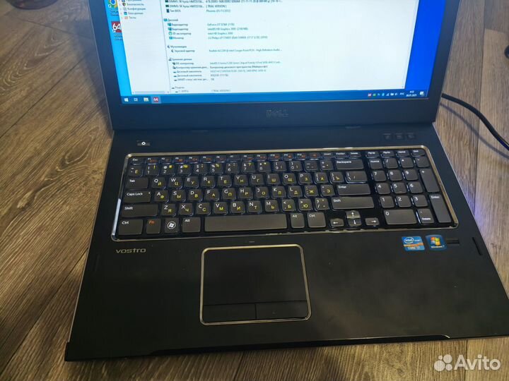 Ноутбук Dell vostro 3750