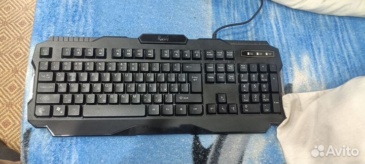 Игровая клавиатура с подсветкоймембранная