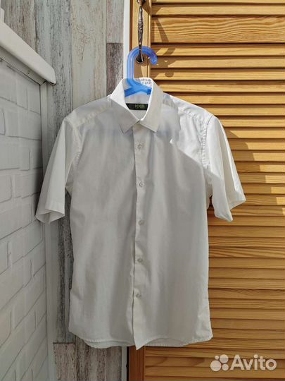 Рубашка белая 146-152