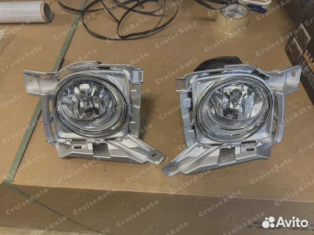 Противотуманки Land Cruiser 200 12-15 с рамкой