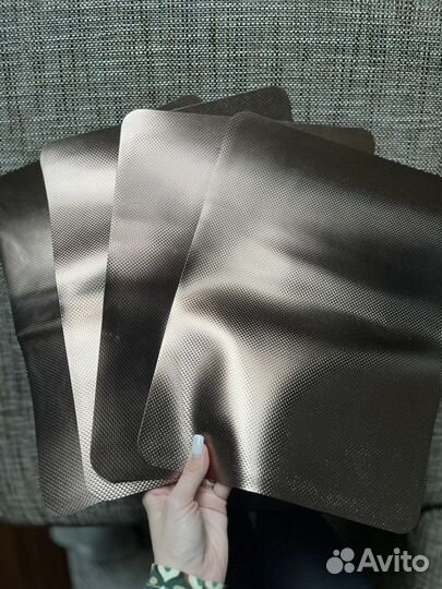 Салфетки сервировочные медного цвета