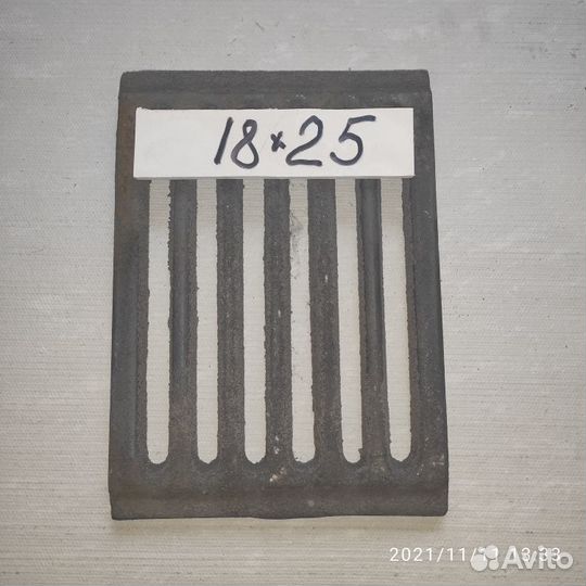 Колосники чугунные 18х25. Печное литье