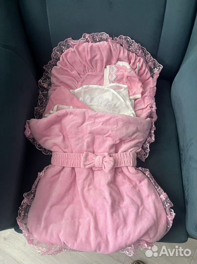 Конверт на выписку для девочки лето