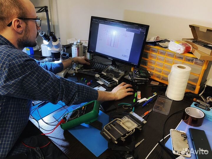 Ремонт телефонов, ноутбуков, пк, видеокарт и др