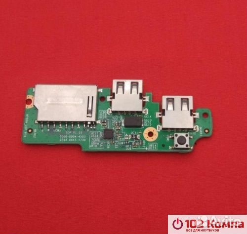 Плата включения/USB/Cardreader для ноутбука DNS M5