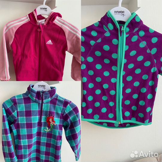 Кофты флисовые разные