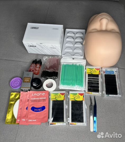 Набор для наращивания ресниц 18 в 1