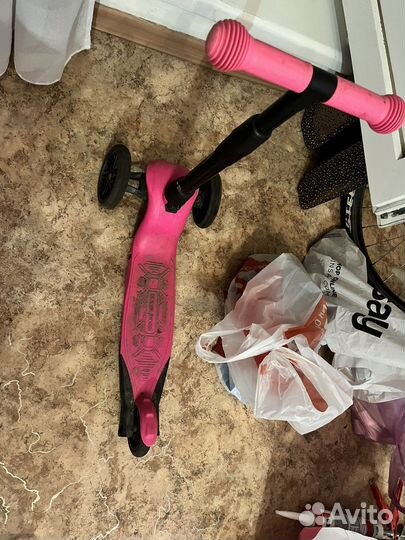 Самокат детский трехколесный бу