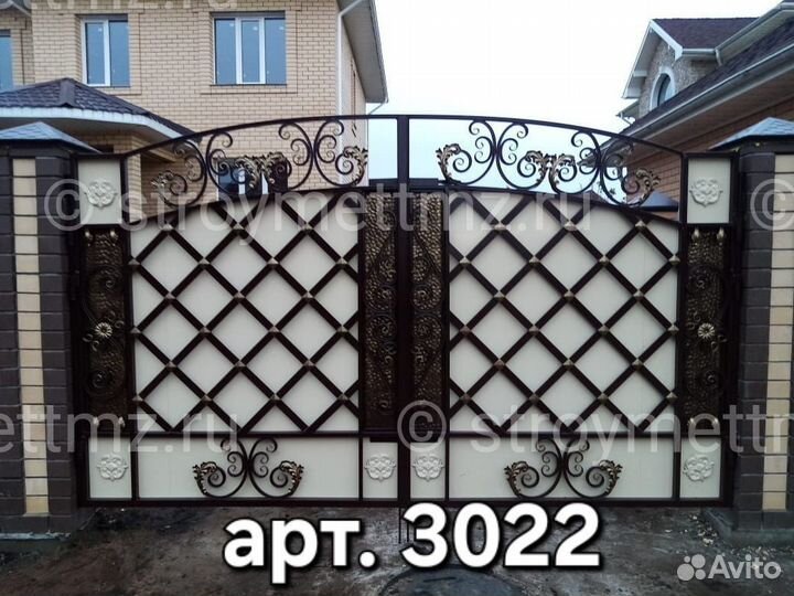 Ворота кованые