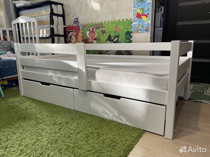 Детская кровать «Софа» из березы