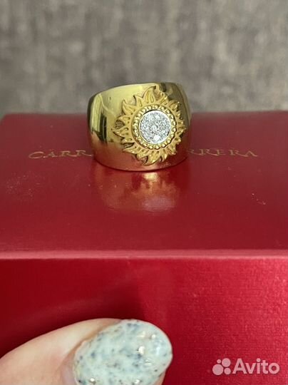 Кольцо из золота с брил Carrera y Carrera