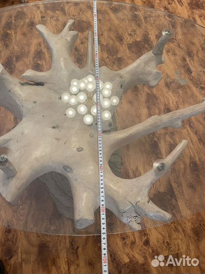 Журнальный столик со стеклом