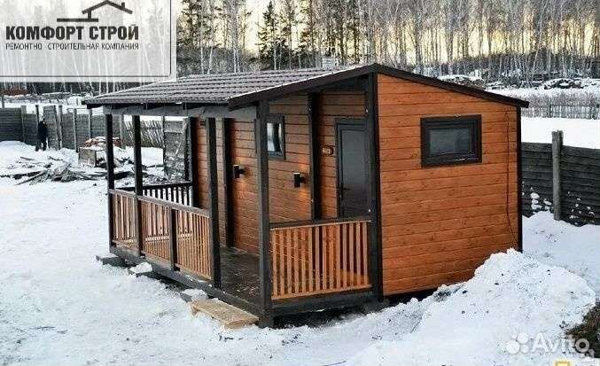 Готовые мобильные бани под ключ