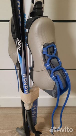 Лыжи детские Nordway 130 c ботинками 27 и палками