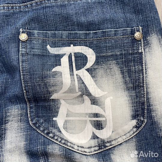 Широкие джинсы G-Star Raw Blue