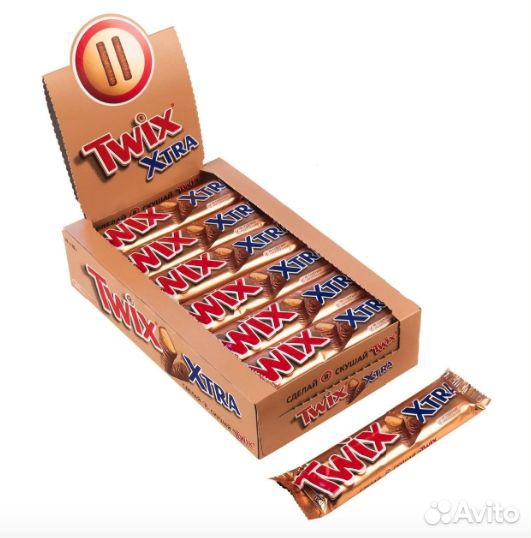 Шоколадный батончик Twix Xtra 85г Mars