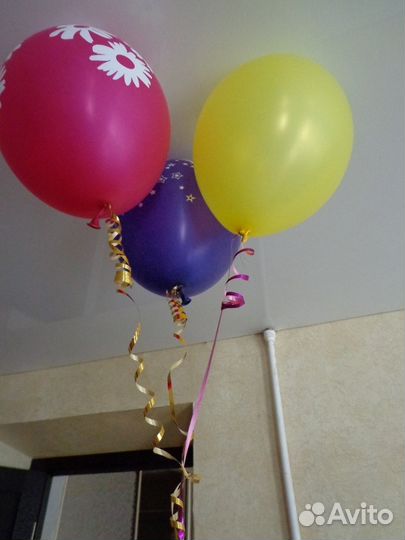 Надувание шариков гелием в Москве и области